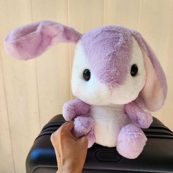 NWT Rare Pote Usa Loppy Ear Pyoko Jumbo Purple - Picture 2 of 5